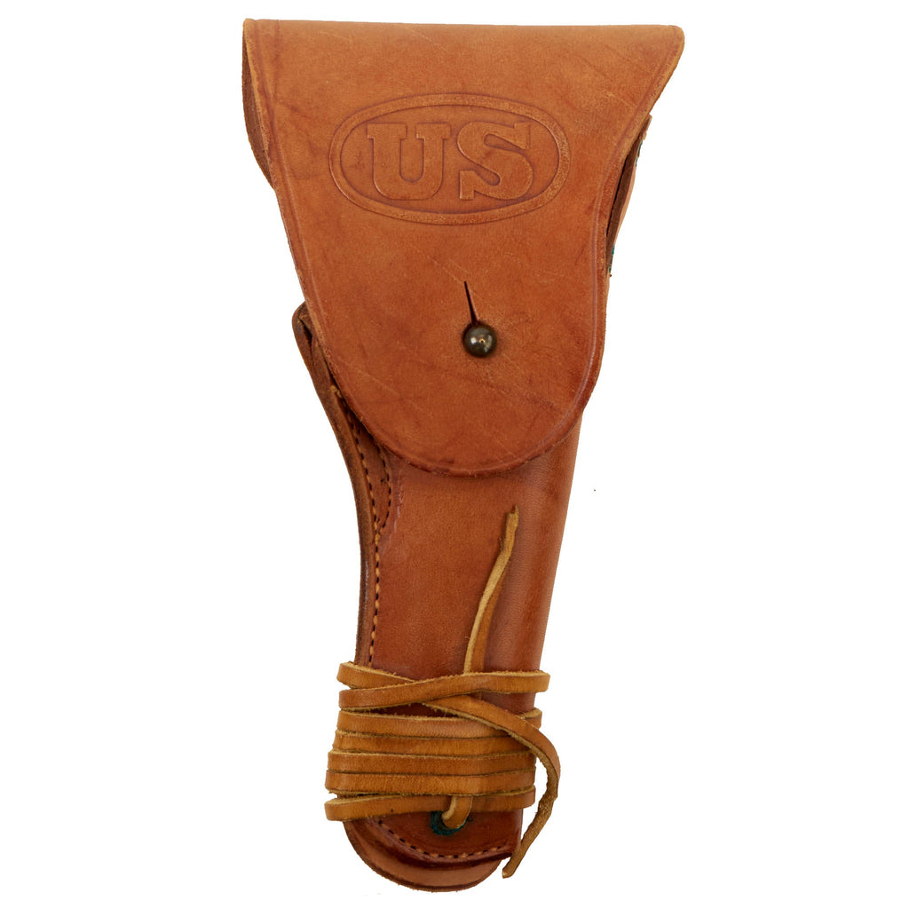 Original U.S. WWII Excellent Condition M1916 .45 Colt 1911 Leather Holster by Boyt - Dated 1942 Original Items