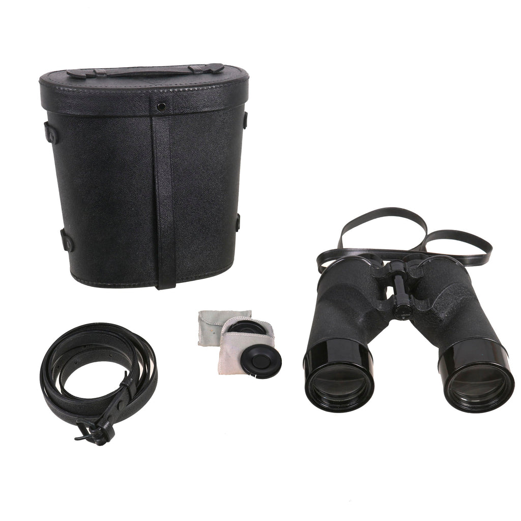 Original U.S. WWII  7x50 Unissued M7 Binoculars by Bausch & Lomb with Case - Dated 1942 Original Items