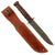 Original U.S. WWII USMC Mark 2 KA-BAR Fighting Knife by PAL with Leather Scabbard Original Items