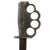 Original U.S. WWII / Korean War Everitt Style Custom Mk3 Knuckle Duster Fighting Knife With M8A1 Scabbard Original Items