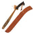 Original WWII U.S. OSS Philippine Guerilla Machete with Original Leather Sheath & Instruction Packet Still Attached - Flat Tip Blade Original Items