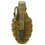 Original U.S. WWII Inert MkII Pineapple Grenade with Yellow Ring, M10A3 Fuze and M41 Cardboard “Husk” Canister Original Items