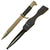 Original German WWII Heer Army Double Etched Short 98k Dress Bayonet with Scabbard & Leather Frog Original Items