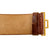 Original German WWII Named USGI Bring Back NSDAP Leader Leather Belt with Belt Buckle by Wilhelm Deumer - RZM M4/72 Original Items
