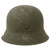 Original German WWII Unissued M42 No Decal Army Heer Helmet with 1944 Dated 55cm Liner & Chinstrap - Stamped hkp62 Original Items