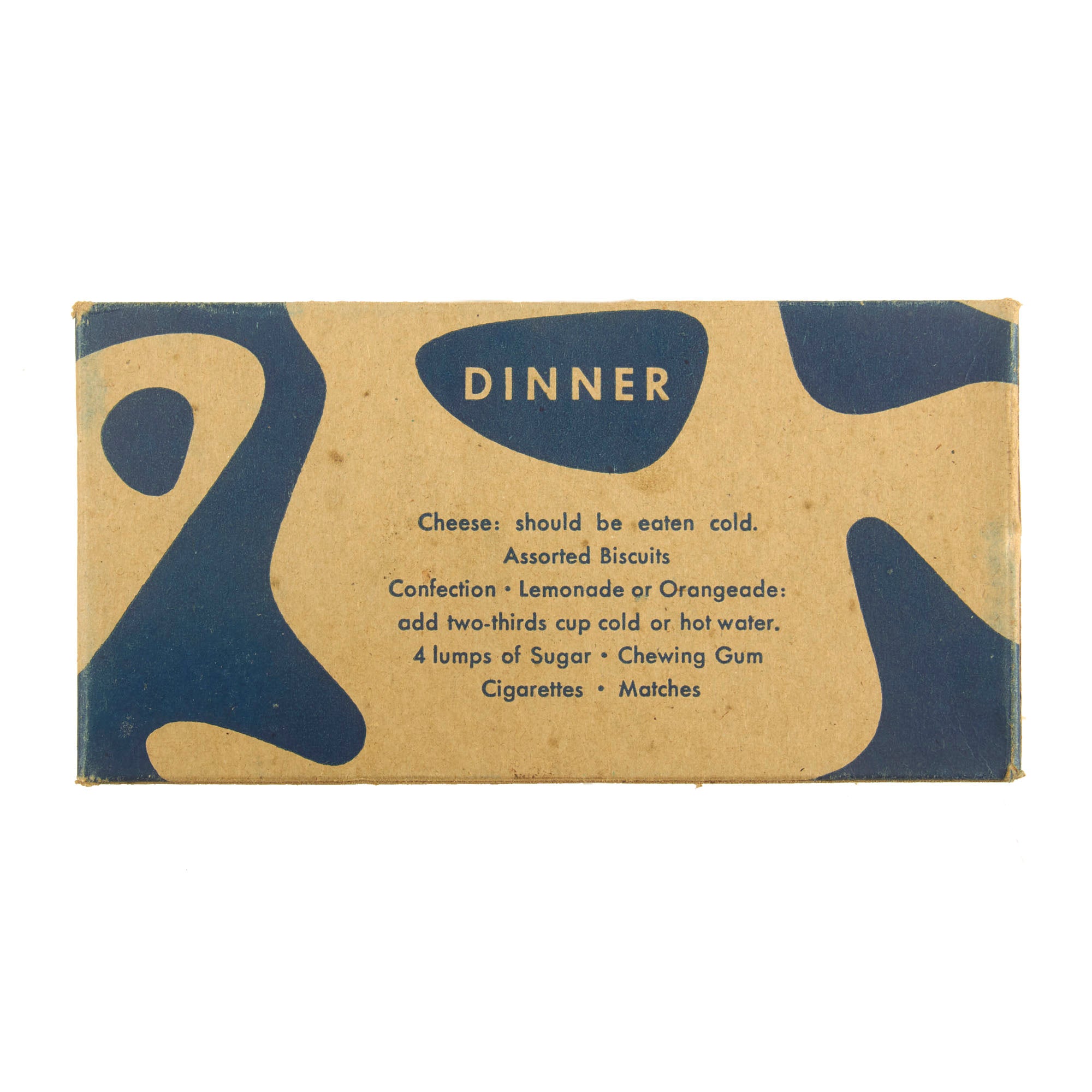 K Ration Dinner Unit Original U.S. WWII K-Ration