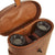 Original U.S. WWII Unissued Condition M3 6x30 Binoculars by Westinghouse with M17 Leather Case - Dated 1942 Original Items