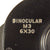 Original U.S. WWII Unissued Condition M3 6x30 Binoculars by Westinghouse with M17 Leather Case - Dated 1942 Original Items
