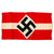 Original German WWII HJ Member Armband with Embroidered Insignia & RZM Tag Original Items
