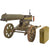 Original Soviet Russian WWII Maxim M1910 Fluted Display Machine Gun with Sokolov Mount & Accessories - dated 1929 Original Items