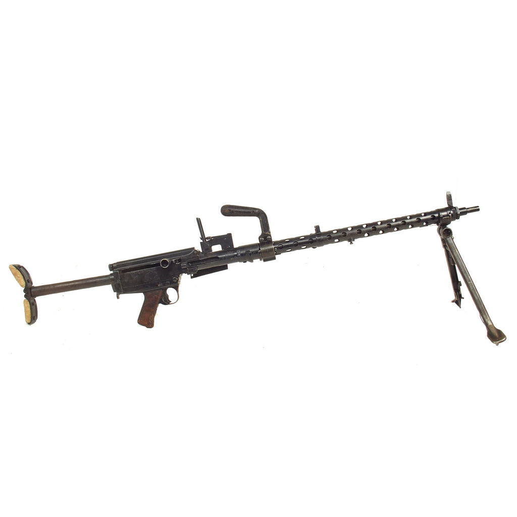 Original German WWII MG 13 Display Light Machine Gun dated 1938 with Carry Handle & Magazine - Maschinengewehr 13 Original Items