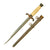 Original WWII German Army Heer Officer Dagger by P.D. Lüneschloss of Solingen with Etched Blade & Scabbard Original Items