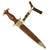 Original German Early WWII SA Dagger by Rare Maker Friedrich von der Kohlen with 3 Piece Belt Hanger & Scabbard Original Items
