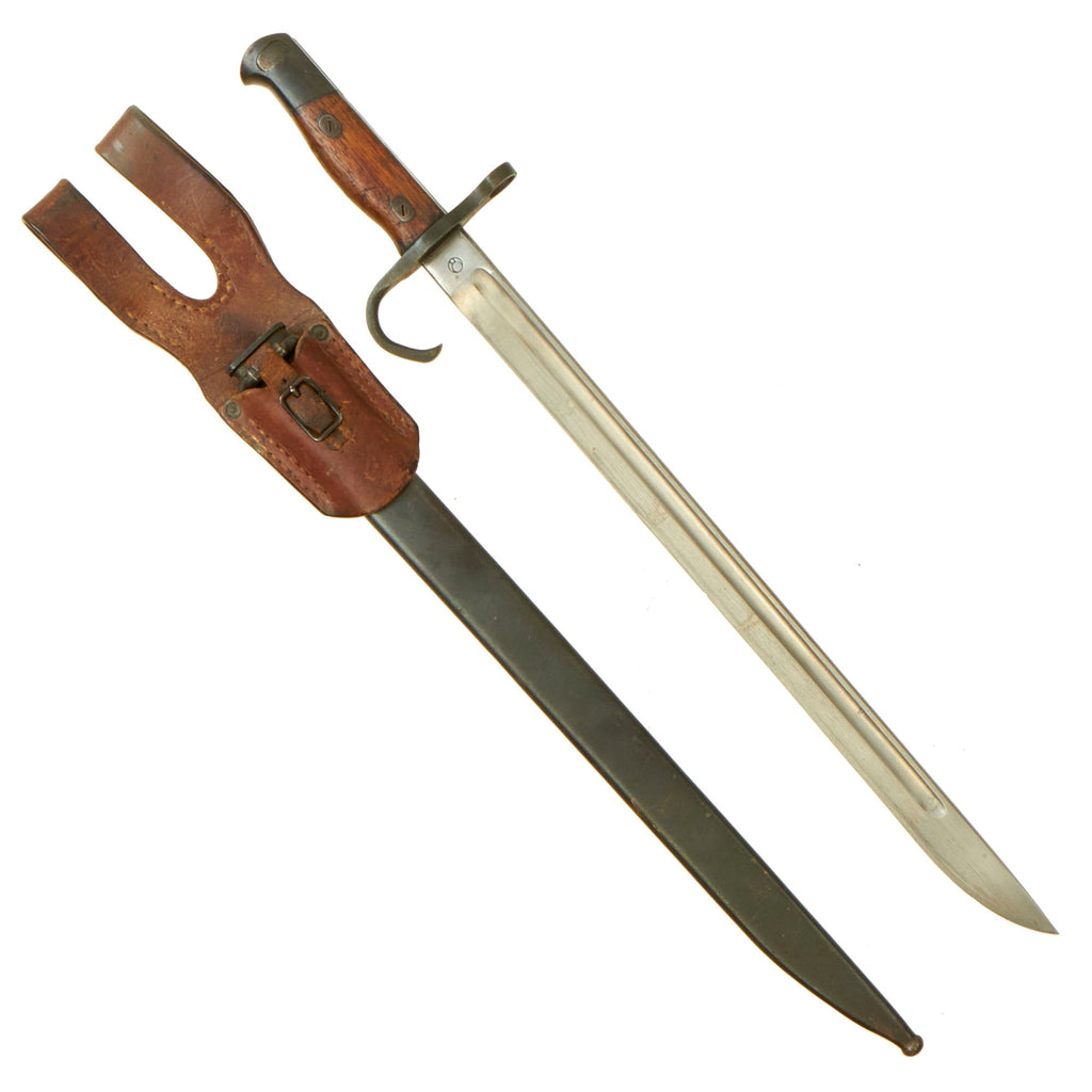 Original Japanese Pre-WWII Arisaka Type 30 Bayonet by Nagoya Arsenal with Scabbard & Frog Original Items