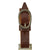 Original German WWII SA Dagger Three Piece Brown Leather Hanger with Clip by Overhoff & Cie. Original Items