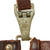 Original German WWII SA Dagger Three Piece Brown Leather Hanger with Clip by Overhoff & Cie. Original Items