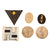 Original German WWII Award, Insignia and Belt Buckle Grouping with Sudetenland Medal, Eastern Medal, and More - 25 Items