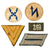 Original German WWII Award, Insignia, Tinnie, and Stickpin Grouping with Minesweeper and DRL Sports Badges - 19 Items Original Items