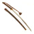 Original WWII Japanese Army Officer Type 98 Shin-Gunto Handmade Katana Sword with Steel Scabbard & Tassel Original Items