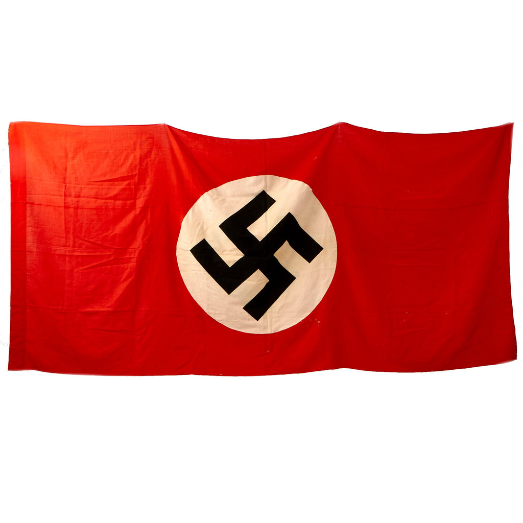 Original German WWII NSDAP Large Multi-Piece Double Sided National Political Banner Flag - 92" x 44" Original Items