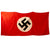 Original German WWII NSDAP Large Multi-Piece Double Sided National Political Banner Flag - 92" x 44" Original Items
