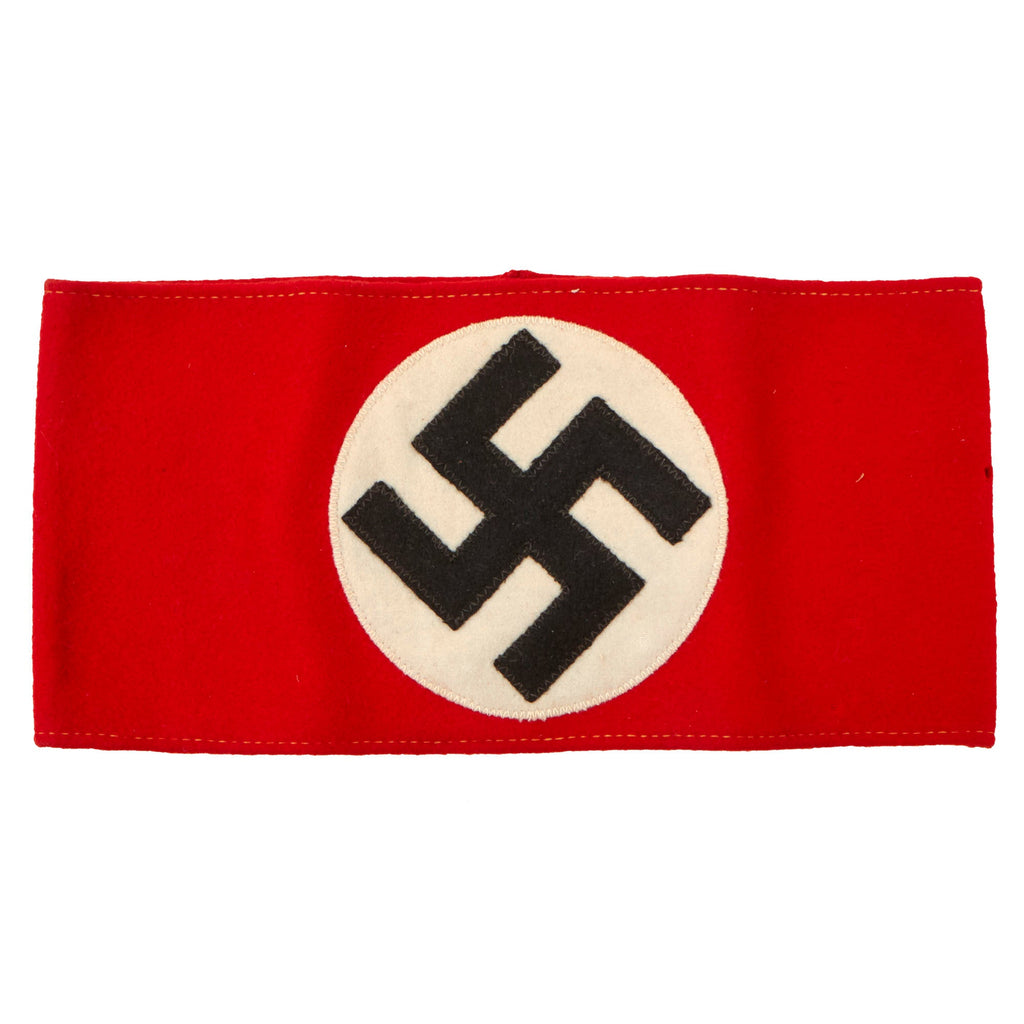 Original German Early WWII SA Multi-piece Wool Overcoat Armband Original Items