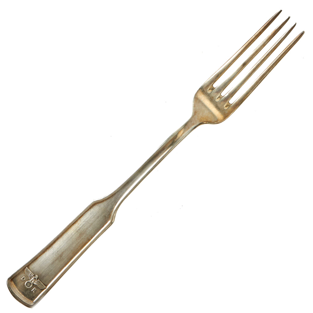 Original Rare German WWII Silver Dinner Fork from Reichsmarschall Hermann Göring's Deutsches Reichsbahn Dining Car Original Items
