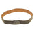 Original German WWII Luftwaffe Black Leather Belt with Painted Steel Buckle Original Items