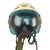 Original Soviet Cold War Era ZSH-3 Flight Helmet Set With Inner Leather helmet/liner and KM-32 Oxygen Mask - As Worn by Mikoyan-Gurevich MiG-23 Pilots Original Items