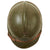 Original French WWII Model 1926 Adrian Infantry Helmet with Liner & Chinstrap - Olive Green Original Items