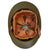 Original French WWII Model 1926 Adrian Infantry Helmet with Liner & Chinstrap - Olive Green Original Items