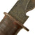 Original WWII Large EG Waterman EGW Stacked Leather Grip Fighting Knife with Custom Sheath Original Items