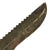 Original WWII Large EG Waterman EGW Stacked Leather Grip Fighting Knife with Custom Sheath Original Items