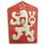 Original Cold War Era Czechoslovak Socialist Republic Coat of Arms and Communist Star Cardboard Sign Lot - 2 Items Original Items