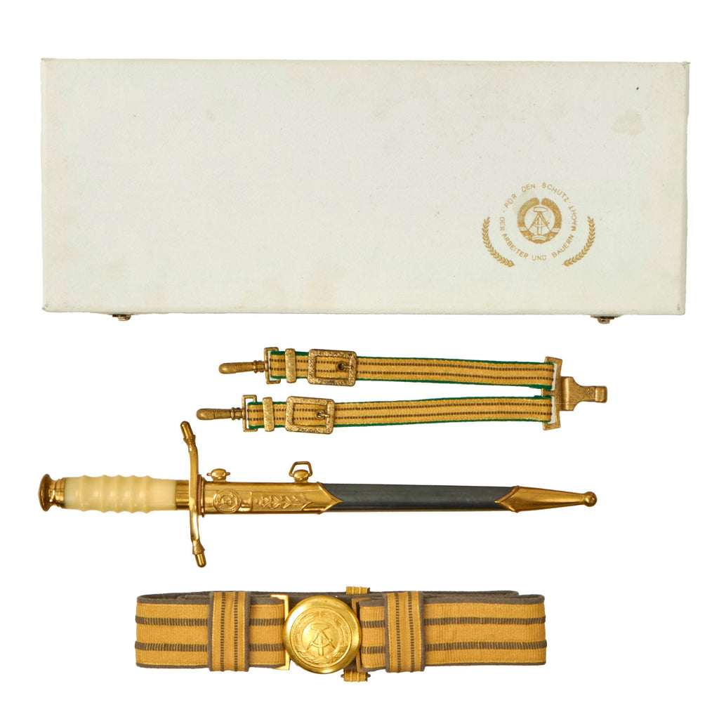 Original East German DDR Cold War NVA Honor Dagger With Hanger and Presentation Box - German Democratic Republic Original Items