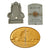 Original German WWI - WWII Award and Tinnie Grouping with Hindenburg Cross, Western Wall Medal, and More - 26 Items Original Items