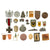 Original German WWI - WWII Award, Insignia, and Tinnie Grouping with Hindenburg Cross - 25 Items Original Items