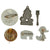 Original German WWI - WWII Award, Insignia, and Tinnie Grouping with Hindenburg Cross - 25 Items Original Items