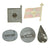 Original German Pre - WWII Large Tinnie Event Badge Grouping with Italian-German Africa Medal - 24 Items Original Items