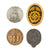 Original German WWI - WWII Award, Insignia, and Tinnie Grouping with Imperial Black Wound Badge, DRL Sports Badge, and More - 24 Items
