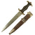 Original Rare German WWII Service Worn Model 1936 Officer's SS Dagger with Type II Scabbard - Missing Chain Original Items