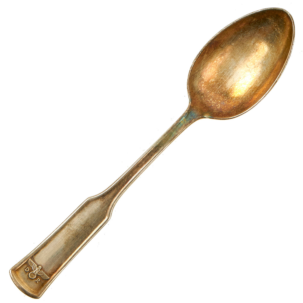 Original Rare German WWII Silver Teaspoon from Reichsmarschall Hermann Göring's Deutsches Reichsbahn Dining Car Original Items