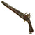 Original 19th Century Ottoman Empire Silver Inlaid Miquelet Flintlock Pistol with Ball Trigger - circa 1850 Original Items