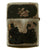 Original U.S. WWII “Black Crackle” Zippo Lighter With Soviet Enamel Star - “Souvenir Exchange” Item Original Items