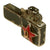 Original U.S. WWII “Black Crackle” Zippo Lighter With Soviet Enamel Star - “Souvenir Exchange” Item Original Items