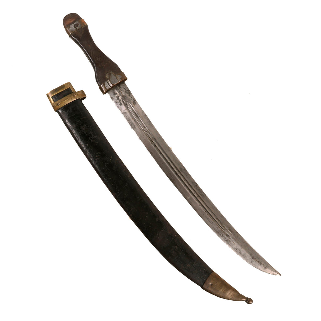 Original WWI Imperial Russian Izhevsk Arsenal Marked M1907 "Bebut" Artillery Kindjal Short Sword with Scabbard Original Items