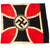 Original German WWII NSRKB National Socialist State Veteran's Association Flag - 47" x 53" Original Items