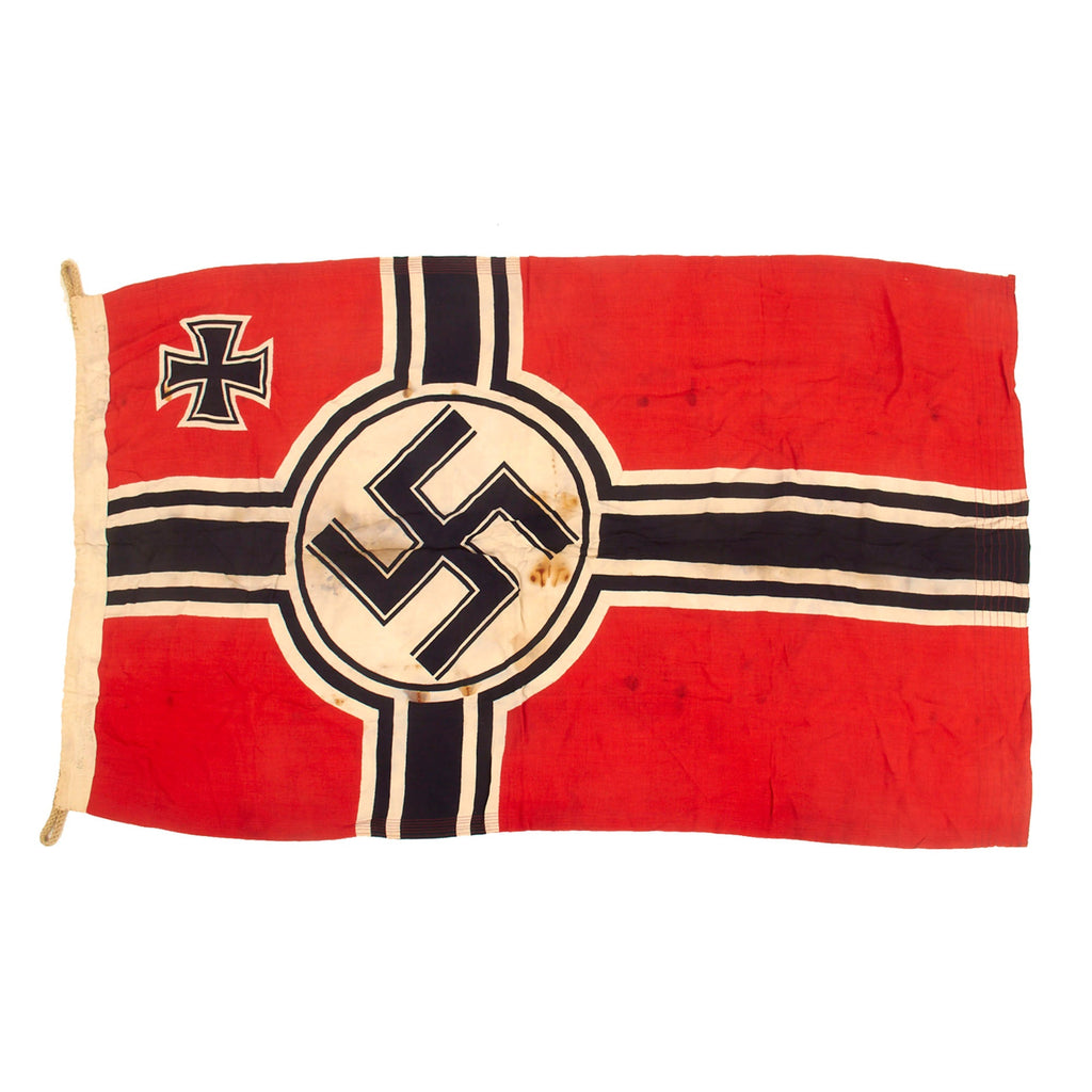 Original German WWII Battle Flag by Wlissingen Helmond of Holland - 80cm x 135cm Reichskriegsflagge Original Items