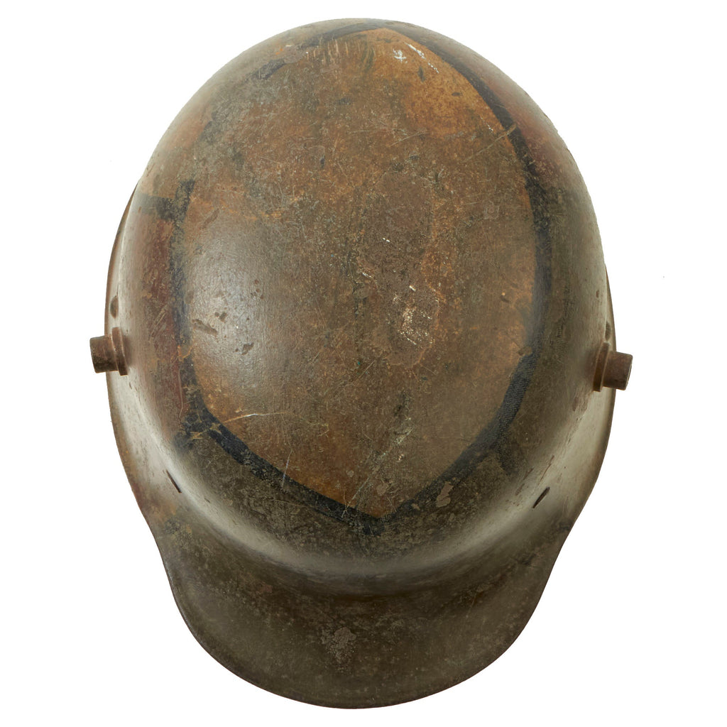 Original Imperial German WWI M16 Stahlhelm Helmet with Panel Camouflag ...