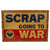 Original U.S. WWII War Production Board Conservation Division “Scrap Going To War” Sign - 39" x 26 1/2" Original Items